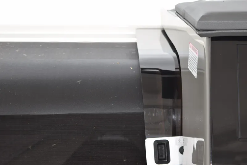  Yacht Photos Pics Close-up of 2022 Pursuit OS 355 Offshore boat interior detail.