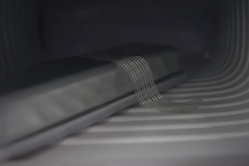  Yacht Photos Pics Close-up of 2022 Pursuit OS 355 Offshore interior detail with sleek, modern design elements.