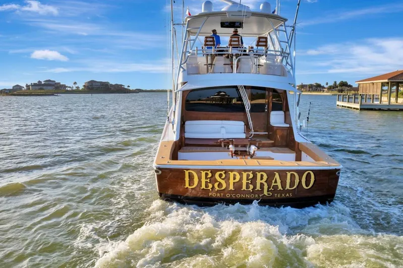 Desparado Yacht Photos Pics 2019 Viking 68 Convertible yacht "Desperado" cruising in Port O'Connor, Texas waters.