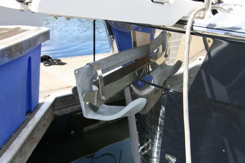  Yacht Photos Pics Anchor of 2020 Ranger Tugs R-29 boat docked at marina.