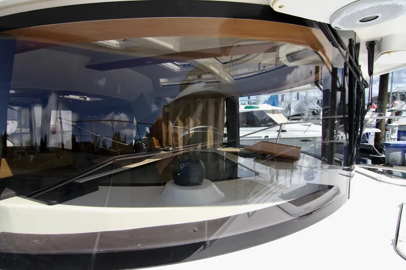  Yacht Photos Pics 2020 Ranger Tugs R-29 yacht with tinted windows and sleek interior design.