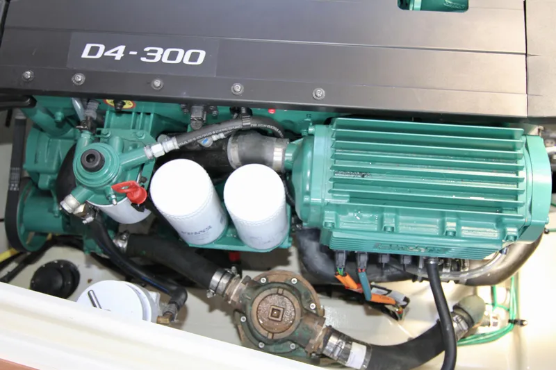  Yacht Photos Pics 2020 Ranger Tugs R-29 D4-300 engine close-up.