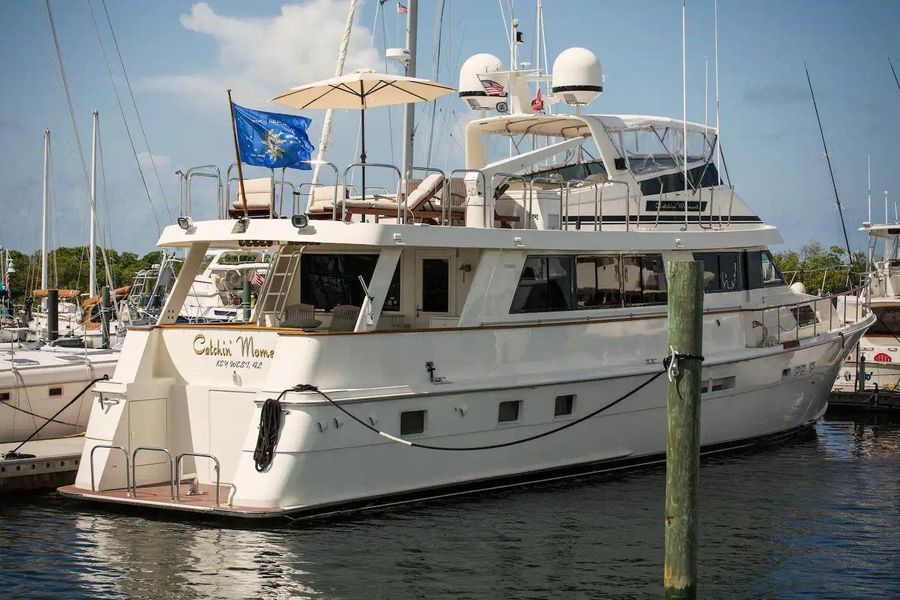 1989 Hatteras 78' Custom MY