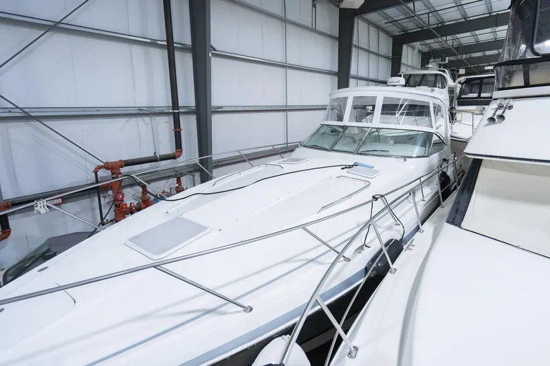This Is Dope Yacht Photos Pics 2005 Formula 40 Cruiser yacht in indoor storage facility.