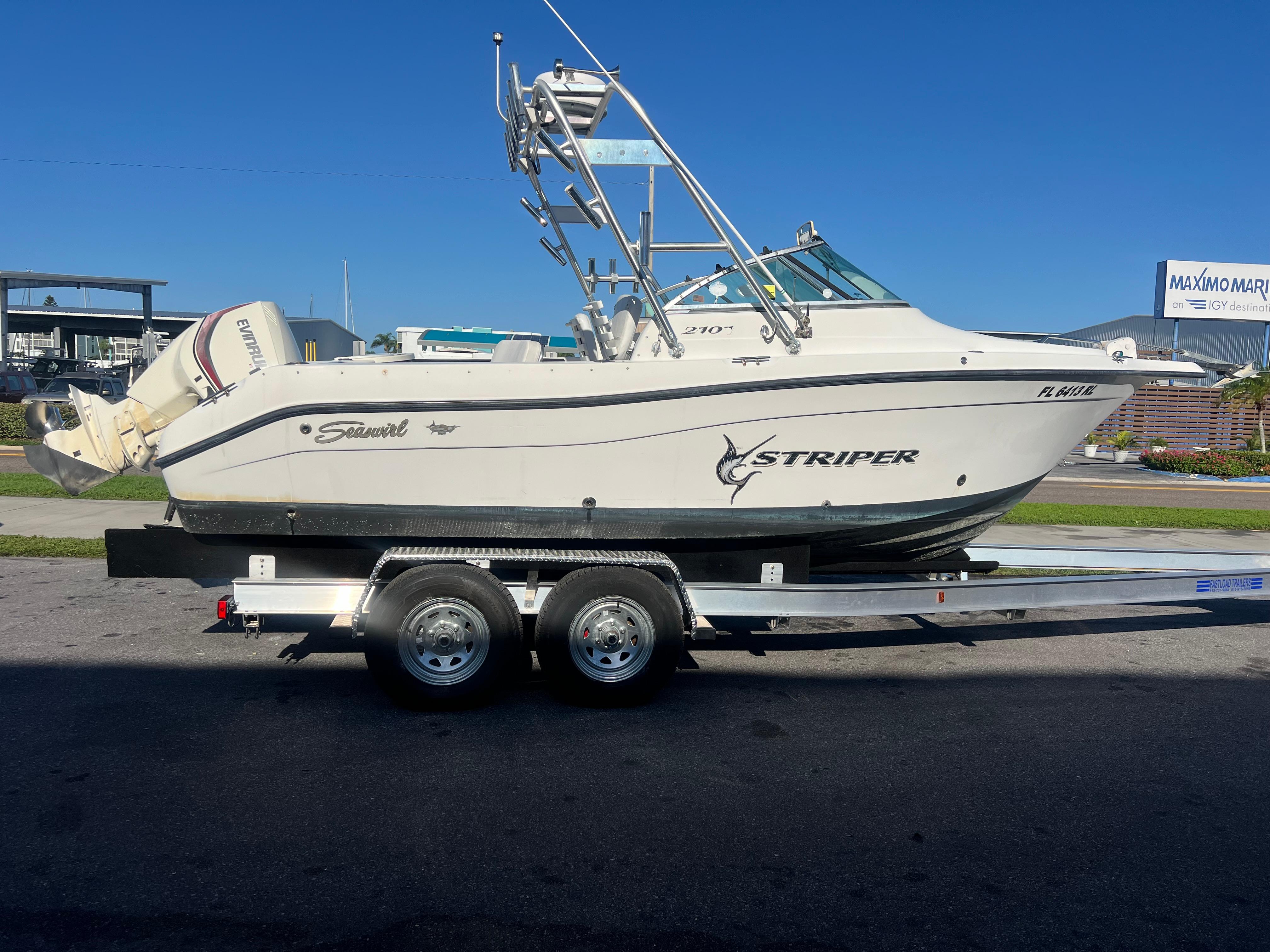 2005 Seaswirl Striper 2101 Dual Console OB Saltwater Fishing for sale ...