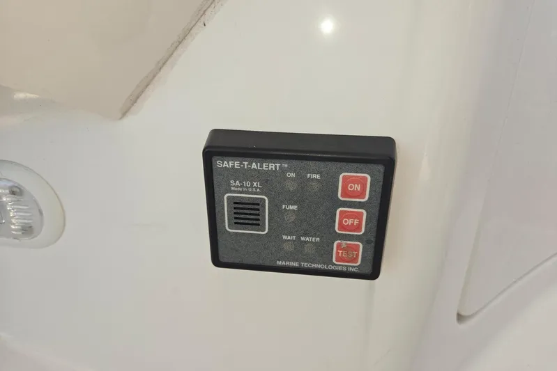 Yacht Photos Pics Safe-T-Alert control panel on 2003 Silverton 392 Motor Yacht.