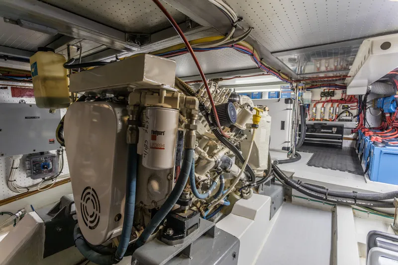 Basecamp Yacht Photos Pics Engine detail