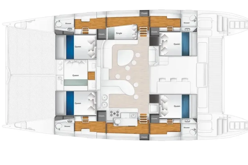 Windborne Yacht Photos Pics Floor plan