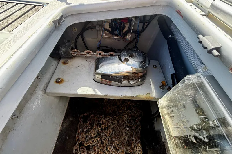 Windborne Yacht Photos Pics Chain locker with QUICK windlass