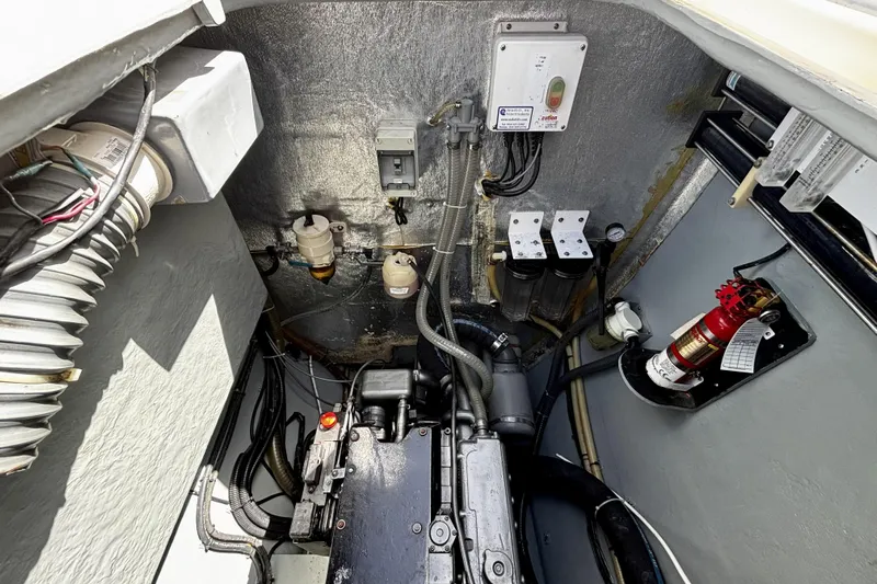 Windborne Yacht Photos Pics Stbd engine room