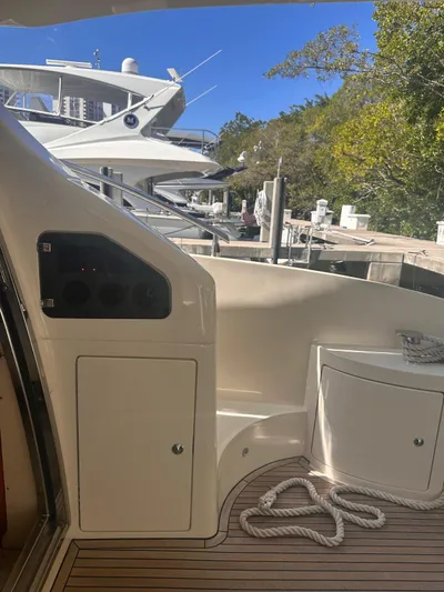  Yacht Photos Pics 2007 Azimut 55E yacht docked, featuring sleek design and modern amenities.