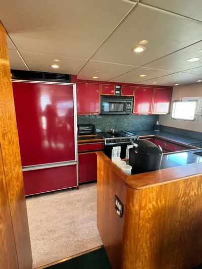 Spirit Of Zopilote Yacht Photos Pics Galley (view from Salon)