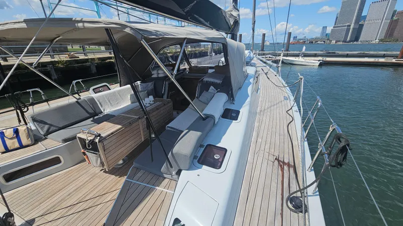 One Shot Of Cowes Yacht Photos Pics Sprayhood and bimini