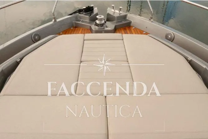  Yacht Photos Pics 2021 Cranchi E52S yacht with spacious sunbathing area, Faccenda Nautica branding.