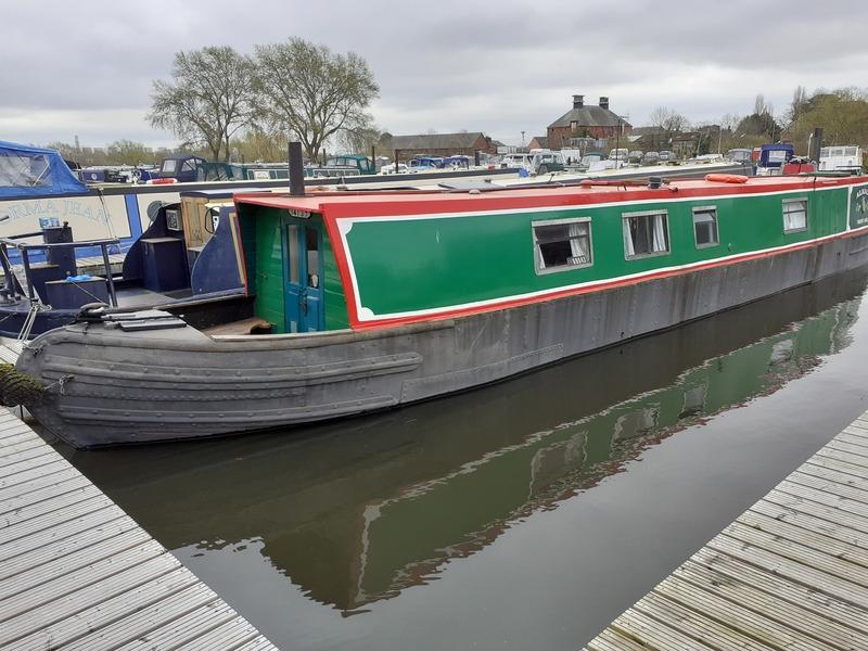1895 Bantock 50ft Narrowboat called Alkali Derbyshire UK