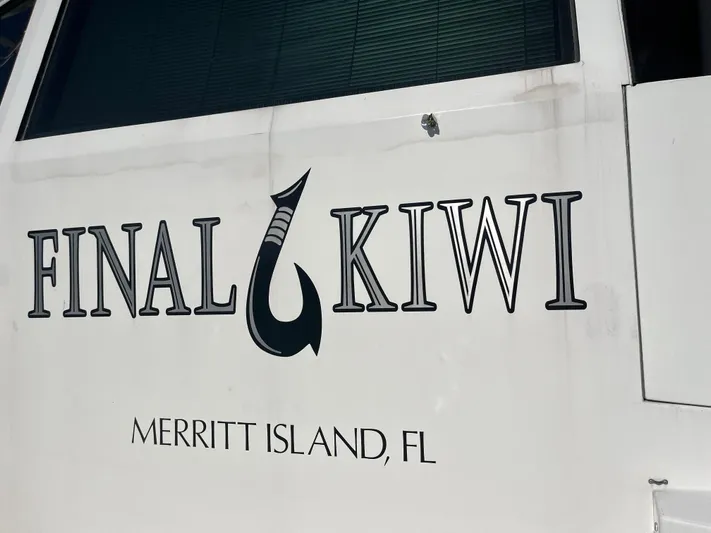 Final Kiwi Yacht Photos Pics Hatteras 74 Cockpit Motor Yacht, "Final Kiwi," Merritt Island, FL, 1995 model.