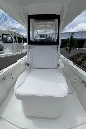  Yacht Photos Pics 2026 Pair Customs 27 Center Console boat with sleek white seating and modern design.