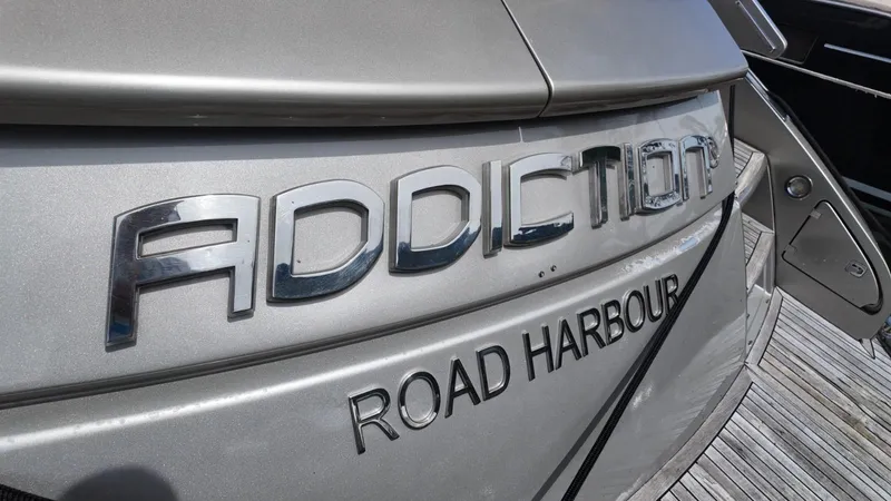  Yacht Photos Pics 2012 Riva Rivale yacht named "Addiction" at Road Harbour.