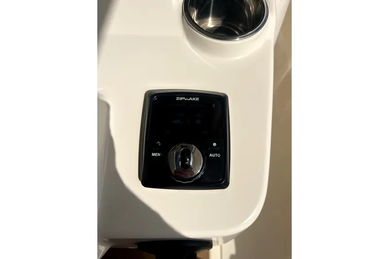 Bachita Yacht Photos Pics 2023 Scout 355 LXF boat control panel with Zipwake system.