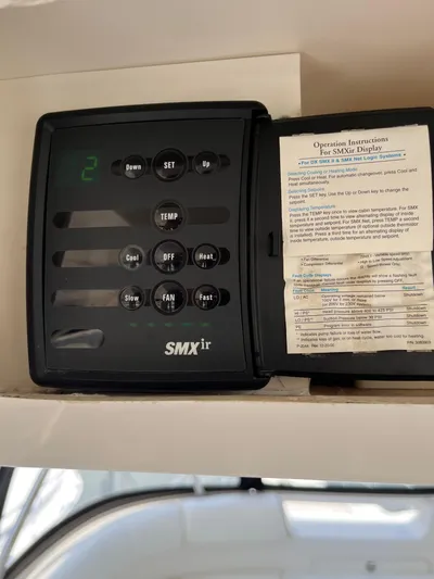 Greatest Escape Yacht Photos Pics SMXir control panel on 2006 Sea Ray 58 Sedan Bridge yacht.