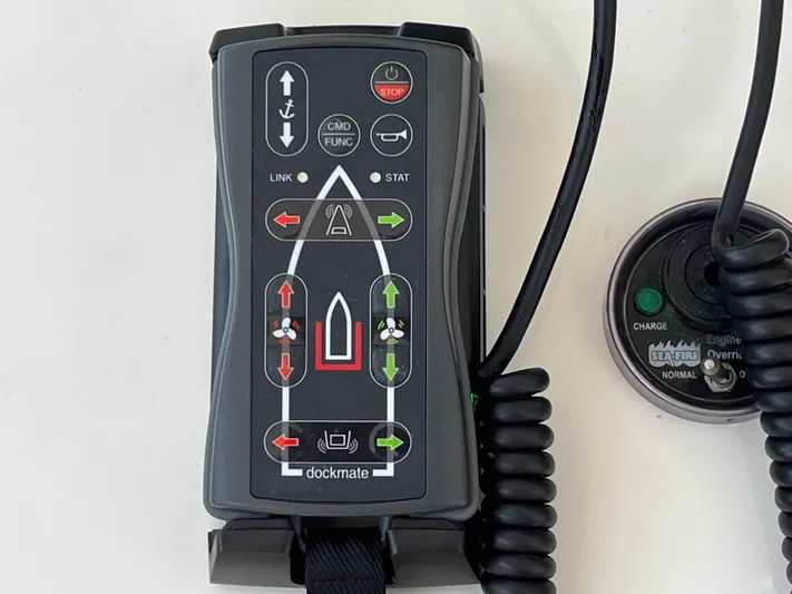 Greatest Escape Yacht Photos Pics Dockmate remote control for 2006 Sea Ray 58 Sedan Bridge yacht.