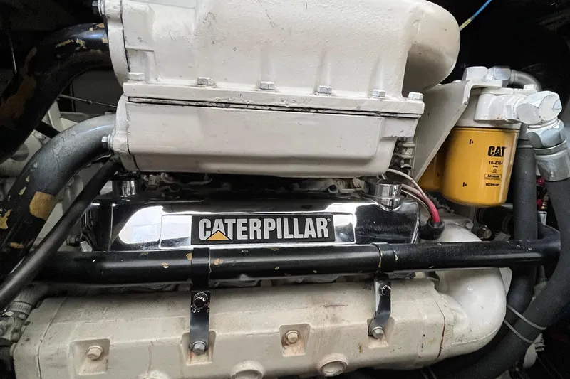 Summah Sled Yacht Photos Pics Engine of 1999 Tiara Yachts 4000 Express with Caterpillar components.