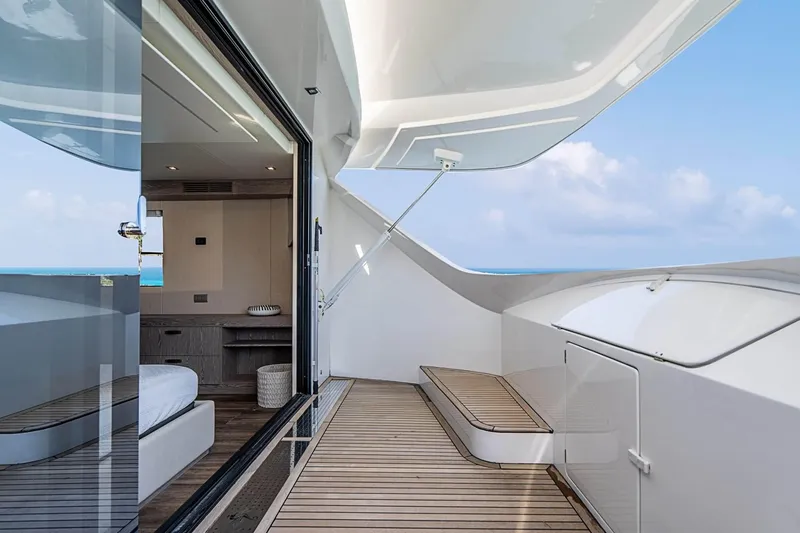 Persistence Yacht Photos Pics Luxurious interior of Overblue 58 Power Catamaran 2017.