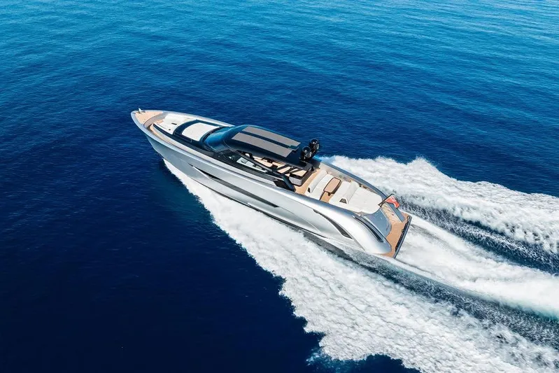 Fellowship II Yacht Photos Pics Luxury Wajer 77 yacht cruising on open sea, 2023 model.