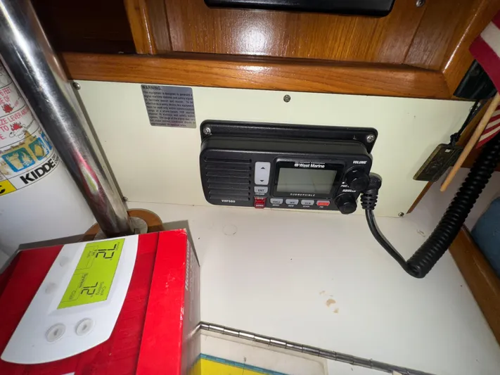 Hms Fox Yacht Photos Pics Nav Desk VHF
