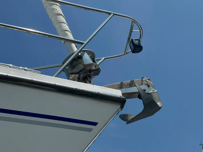 Hms Fox Yacht Photos Pics Anchor and Bow Pulpit