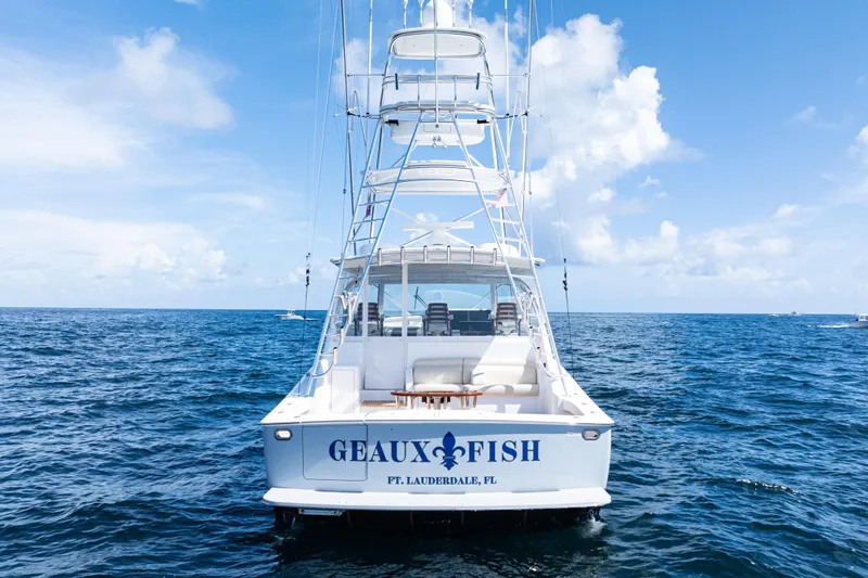  Yacht Photos Pics 2021 Viking 44 Open yacht on ocean, "Geaux Fish" from Ft. Lauderdale, FL.
