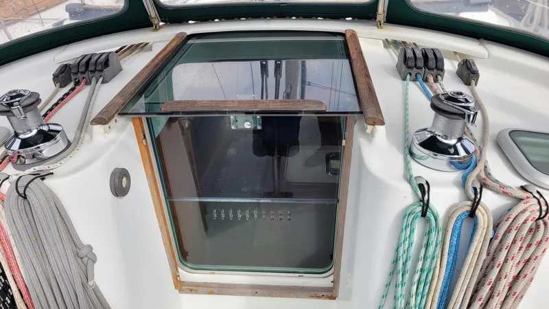 Water Lilly Yacht Photos Pics Companionway