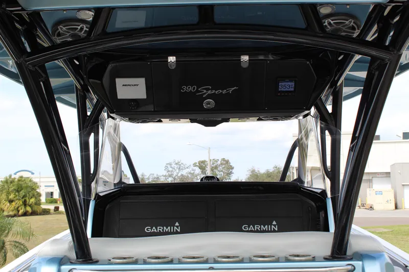  Yacht Photos Pics 2021 Nor-Tech 390 Sport Center Console with Garmin electronics and sleek design.