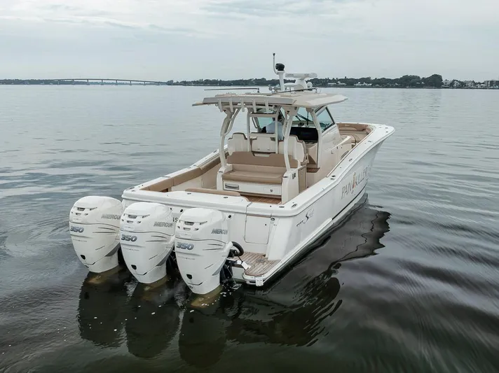 Pain Killer Yacht Photos Pics 2018 Scout 38 LXF-Pain Killer- Transom 6