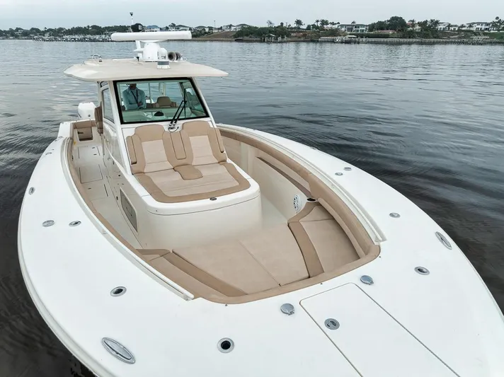 Pain Killer Yacht Photos Pics 2018 Scout 38 LXF-Pain Killer-Bow 9