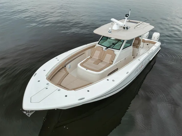 Pain Killer Yacht Photos Pics 2018 Scout 38 LXF-Pain Killer-Bow 10