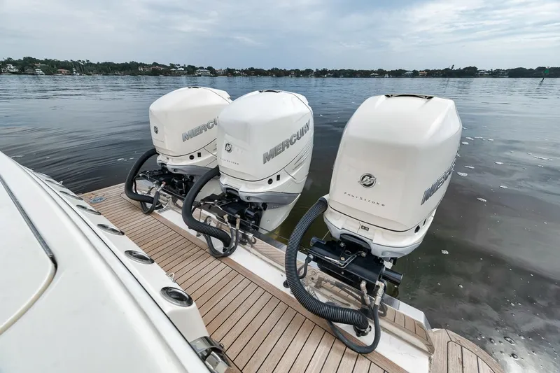 Pain Killer Yacht Photos Pics 2018 Scout 38 LXF-Pain Killer- Transom 2