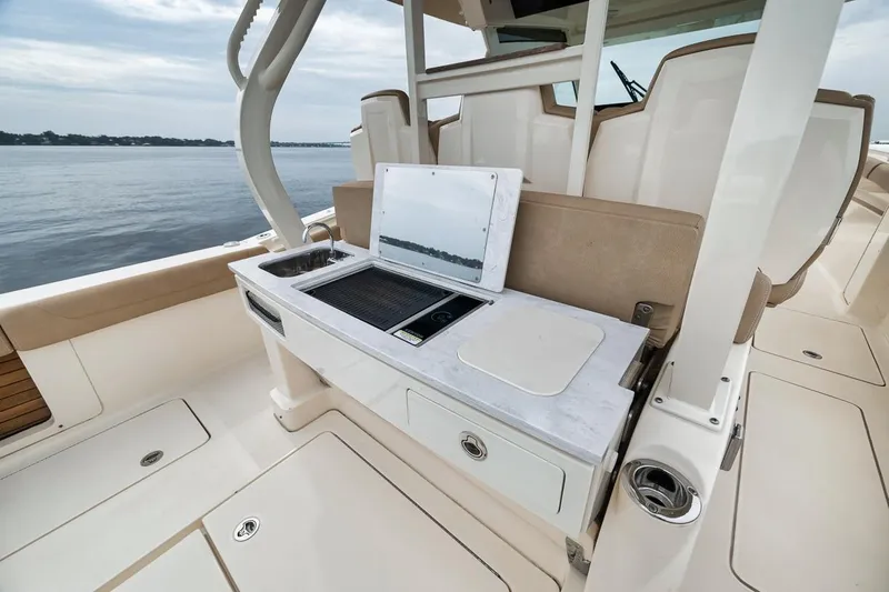 Pain Killer Yacht Photos Pics 2018 Scout 38 LXF-Pain Killer-Cockpit 19
