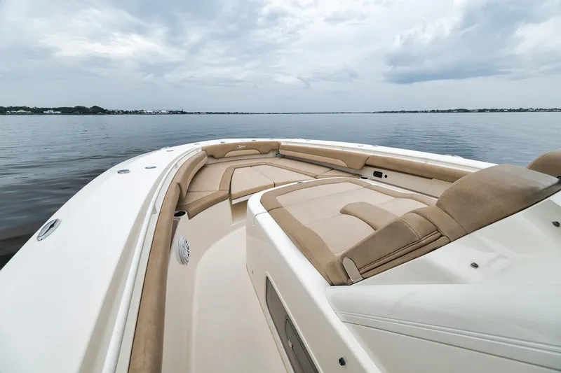 Pain Killer Yacht Photos Pics 2018 Scout 38 LXF-Pain Killer-Bow 3