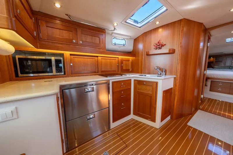 Lola Yacht Photos Pics Galley Looking Forward