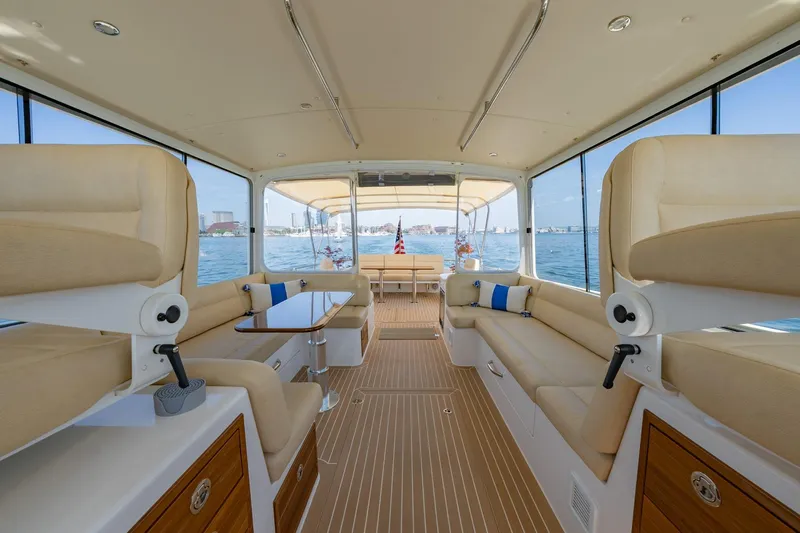 Lola Yacht Photos Pics Helm Looking Aft