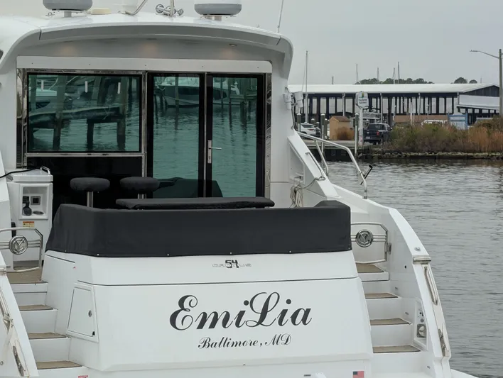 Emilia Yacht Photos Pics 2022 Cruisers Yachts 54 Cantius docked at marina.