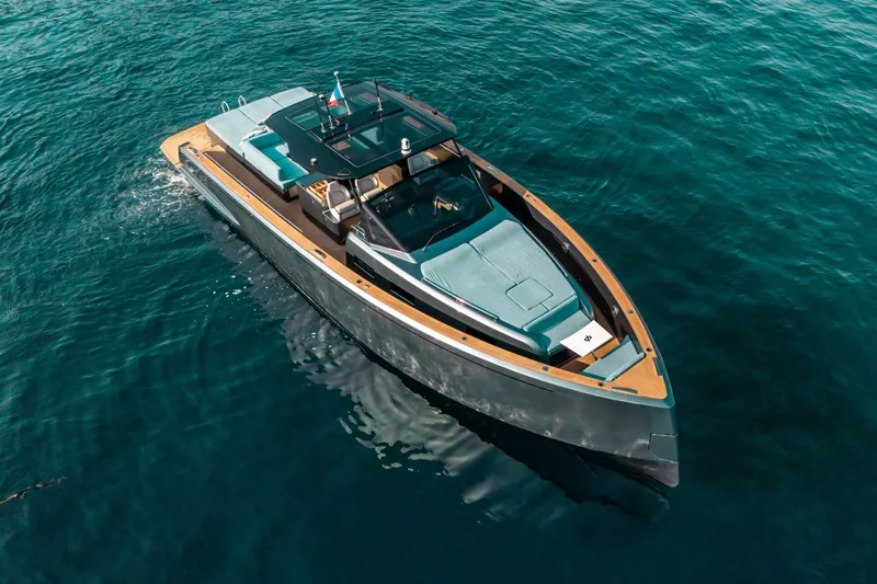  Yacht Photos Pics Luxury 2021 Pardo Yachts 50 cruising on clear blue water.