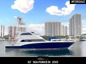 2005 82' Sea Force IX-Enclosed Flybridge Miami Beach, FL, US