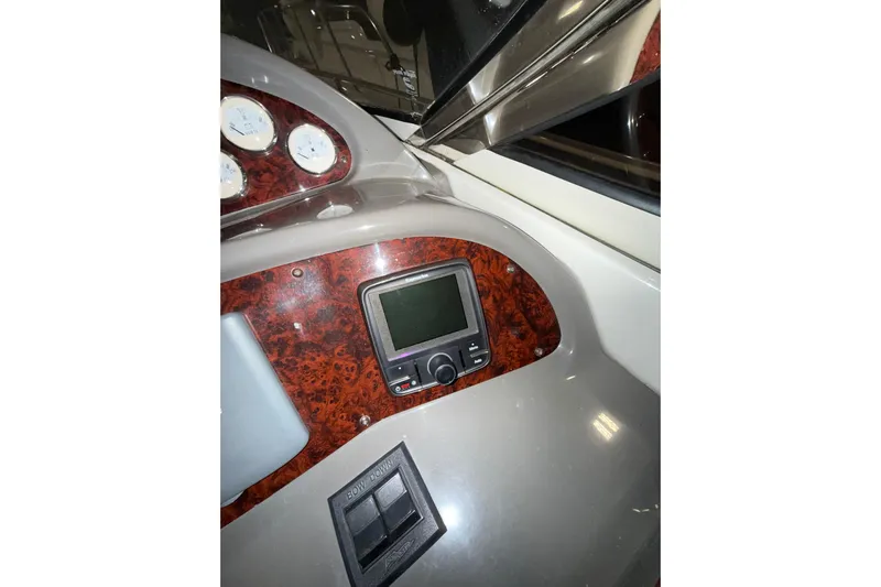 Easy Roller Yacht Photos Pics 2009 Regal Commodore 3760 IO dashboard with gauges and control panel.