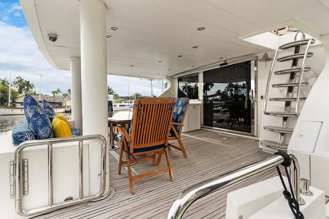 Ossum Dream Yacht Photos Pics Aft Deck