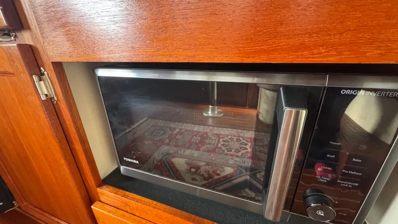 Clover Yacht Photos Pics Galley Microwave