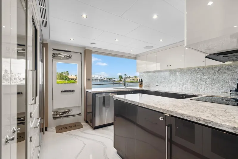 Twin Dreams Yacht Photos Pics Ocean Alexander 106 Twin Dreams 2022 - Galley