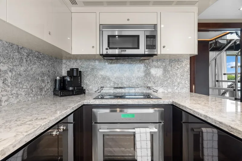 Twin Dreams Yacht Photos Pics Ocean Alexander 106 Twin Dreams 2022 - Galley