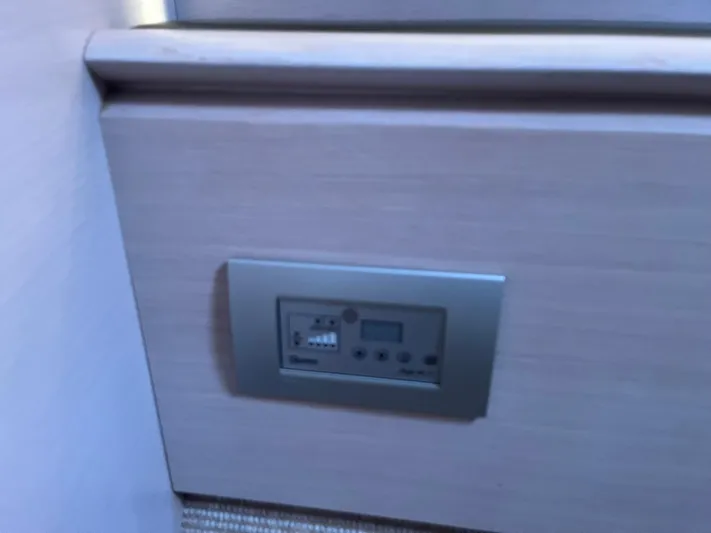  Yacht Photos Pics Control panel on wooden surface, Atlantis 55 yacht, 2010 model.